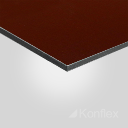 Алюминиевая композитная панель коричневая 3,0 мм